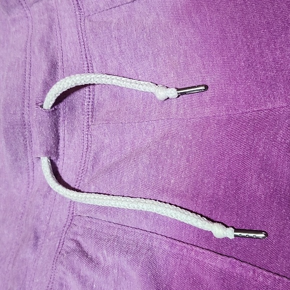 NIKE SWOOSH ATHLETIC PURPLE OMBRE ELASTIC DRAWSTRING SHORTS - Picture 7 of 12